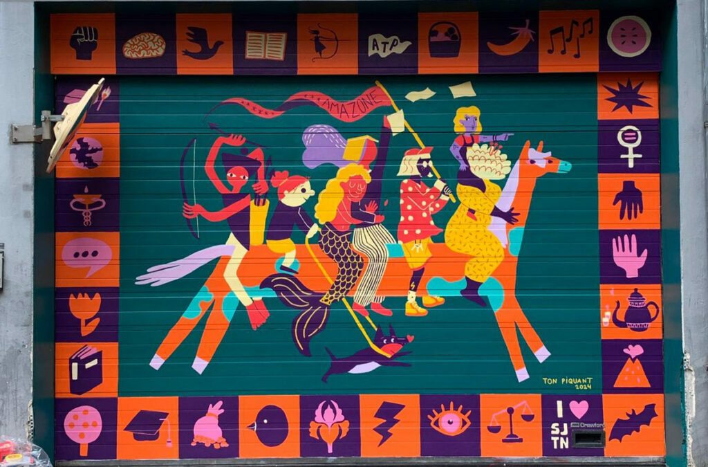 Amazonen bij Amazone: een kunstwerk met betekenis
